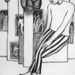 CHARCOAL ON PAPER ARTPRINT