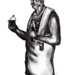 CHARCOAL ON PAPER ARTPRINT