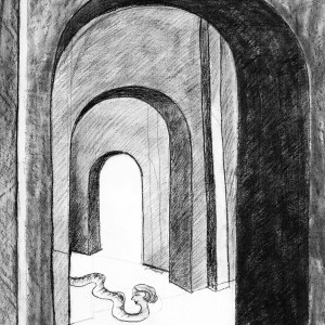CHARCOAL ON PAPER ARTPRINT