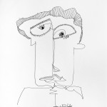 PENCIL DRAWING ON PAPER ARTPRINT