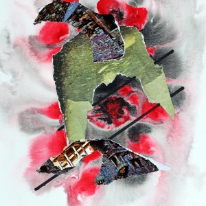 PAPER COLLAGE ART PRINT