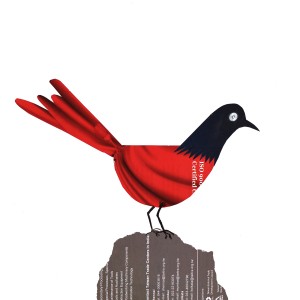 PAPER COLLAGE ART PRINT