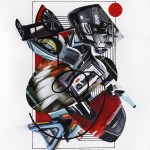 PAPER COLLAGE ART PRINT