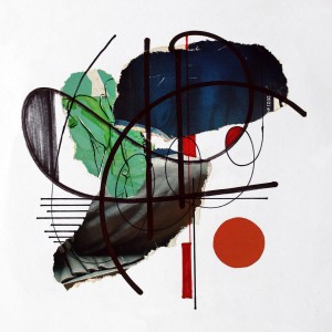 PAPER COLLAGE ART PRINT