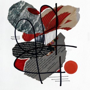 PAPER COLLAGE ART PRINT