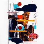 PAPER COLLAGE ART PRINT