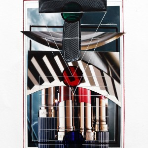 PAPER COLLAGE ART PRINT