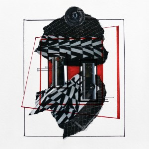 PAPER COLLAGE ART PRINT