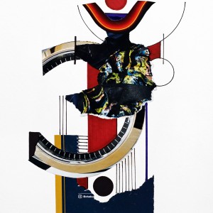 PAPER COLLAGE ART PRINT