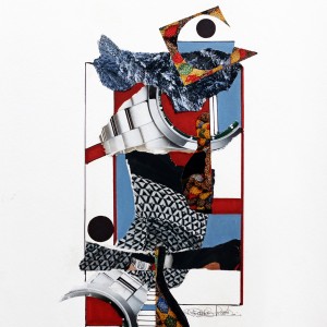 PAPER COLLAGE ART PRINT