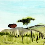 WATERCOLOUR ON PAPER ARTPRINT