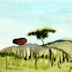 WATERCOLOUR ON PAPER ARTPRINT