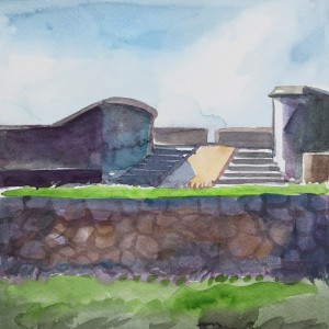 WATERCOLOUR ON PAPER ARTPRINT