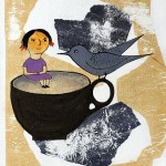 MIXED MEDIA ART PRINT