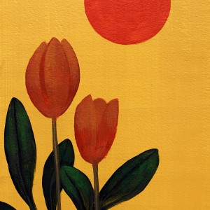 ACRYLIC ON PAPER ARTPRINT