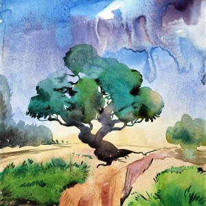ORIGINAL ARTWORK WATERCOLOUR ON PAPER