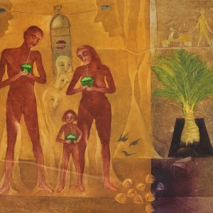 OIL PAINTING ON CANVAS ARTPRINT