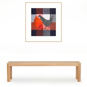 ORIGINAL ARTWORK ACRYLIC ON FABRIC