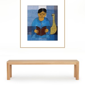 ORIGINAL ARTWORK ACRYLIC ON FABRIC