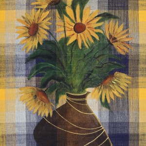 ORIGINAL ARTWORK ACRYLIC ON FABRIC
