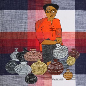 ACRYLIC ON FABRIC ARTPRINT