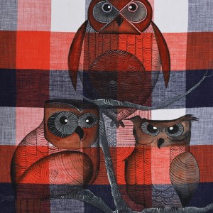 ORIGINAL ARTWORK ACRYLIC ON FABRIC