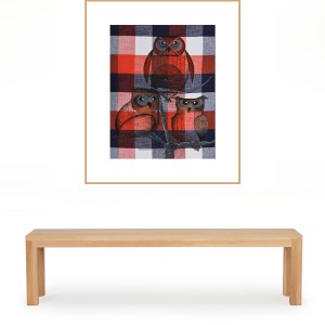 ORIGINAL ARTWORK ACRYLIC ON FABRIC