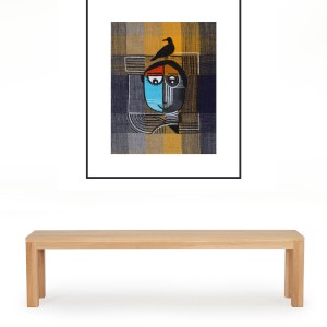 ORIGINAL ARTWORK ACRYLIC ON FABRIC