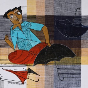ACRYLIC ON FABRIC ARTPRINT