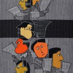 ORIGINAL ARTWORK ACRYLIC ON FABRIC