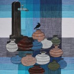 ORIGINAL ARTWORK ACRYLIC ON FABRIC