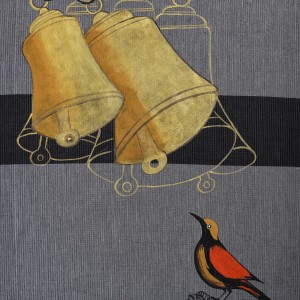 ACRYLIC ON FABRIC ARTPRINT