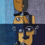 ORIGINAL ARTWORK ACRYLIC ON FABRIC
