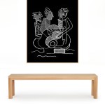 ACRYLIC ON FABRIC ARTPRINT