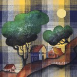 ORIGINAL ARTWORK ACRYLIC ON FABRIC