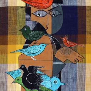 ACRYLIC ON FABRIC ARTPRINT