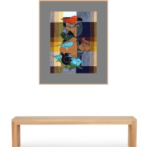 ORIGINAL ARTWORK ACRYLIC ON FABRIC