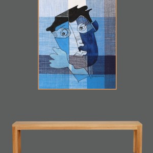 ORIGINAL ARTWORK ACRYLIC ON FABRIC