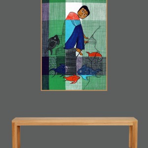 ORIGINAL ARTWORK ACRYLIC ON FABRIC