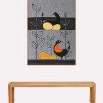 ORIGINAL ARTWORK ACRYLIC ON FABRIC