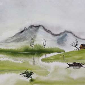 ORIGINAL ARTWORK WATERCOLOUR ON PAPER