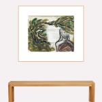 WATERCOLOUR ON PAPER ARTPRINT