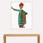 ACRYLIC ON PAPER ARTPRINT