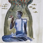 WATERCOLOUR ON PAPER ARTPRINT