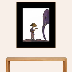 ORIGINAL ARTWORK ACRYLIC ON PAPER