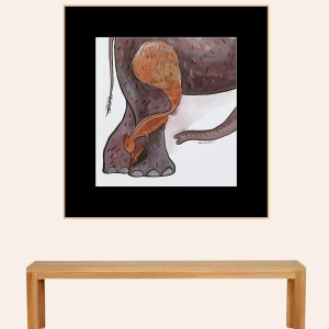 ORIGINAL ARTWORK ACRYLIC ON PAPER