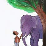 ACRYLIC ON PAPER ARTPRINT