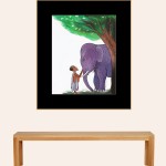 ACRYLIC ON PAPER ARTPRINT