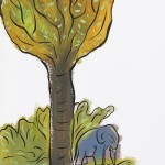ORIGINAL ARTWORK ACRYLIC ON PAPER