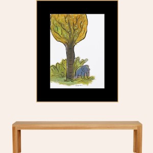 ORIGINAL ARTWORK ACRYLIC ON PAPER